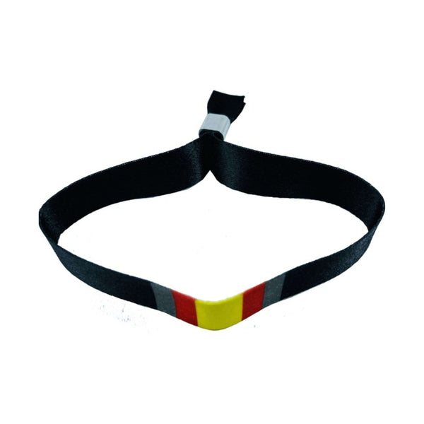 Bracelet - Black_ Spanish Flag - P329