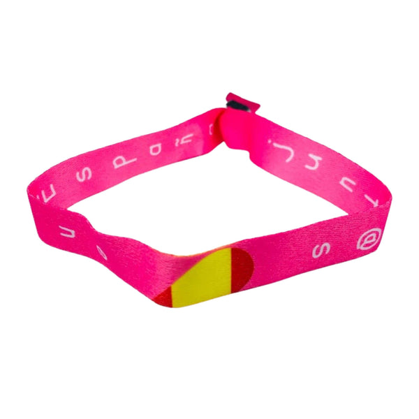 Pulseira - Rosa - Junt@s Em Espanha- P382