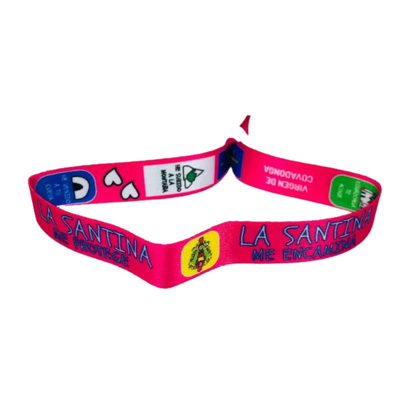 Pulsera - Rosa - La Santina Me Encamina - Virgen de Covadonga - P608