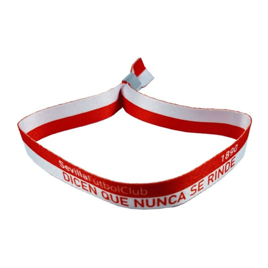 Pulsera Sevilla Cf 1890 Espana Dicen Que Nunca Se Rinde P558