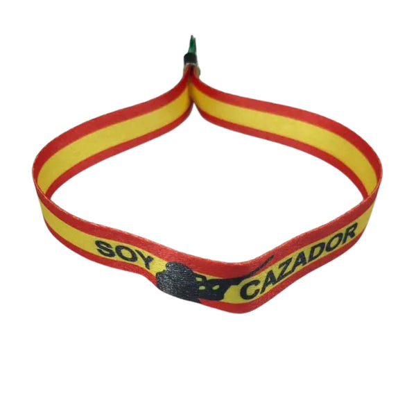 Bracelet - Je suis un chasseur - Drapeau Espagne - P092