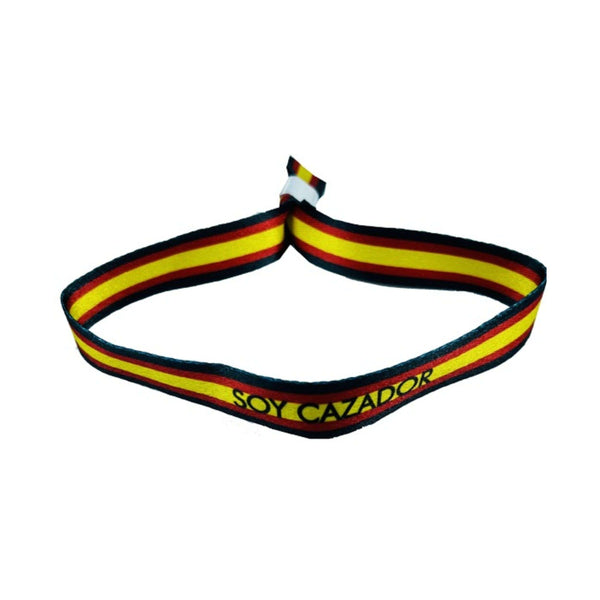 Bracelet - Je suis un chasseur - Drapeau espagnol - P302