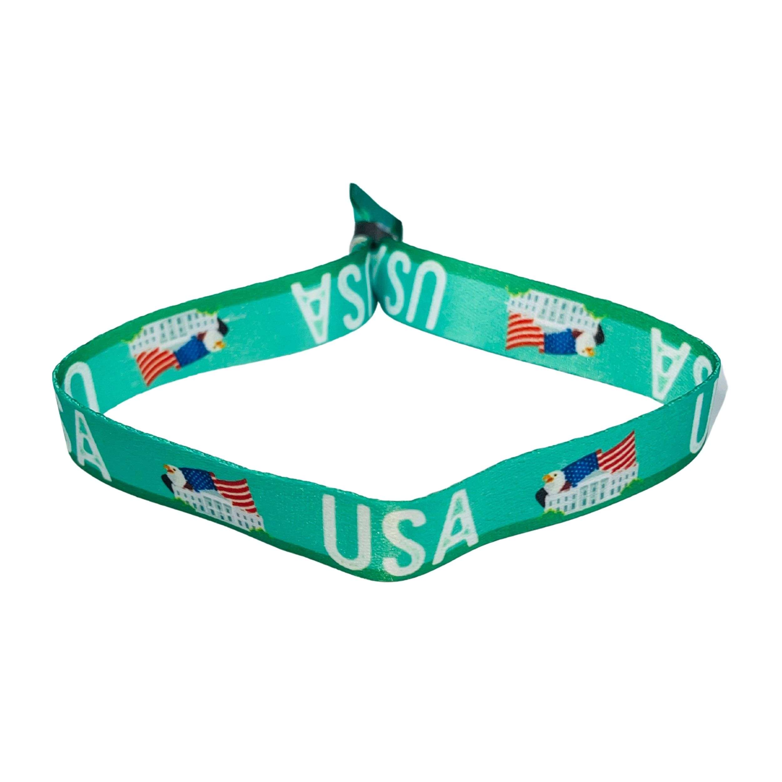 Pulsera Verde Aguila White House Usa P2473