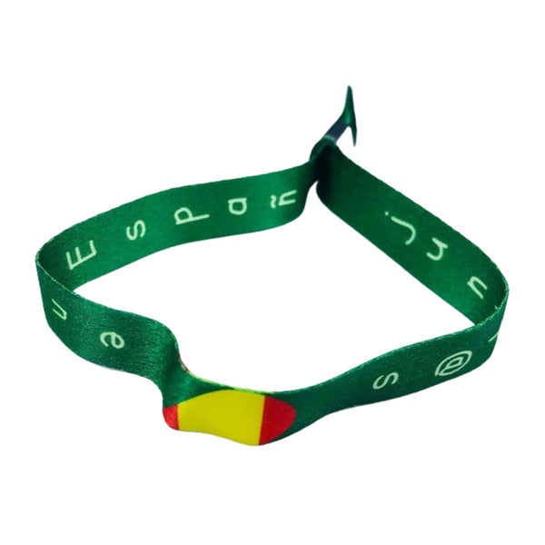 Pulseira - Verde - Junt@s Em Espanha - P380