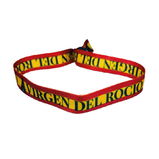 Pulsera Virgen Del Rocio Bandera De Espana P2047