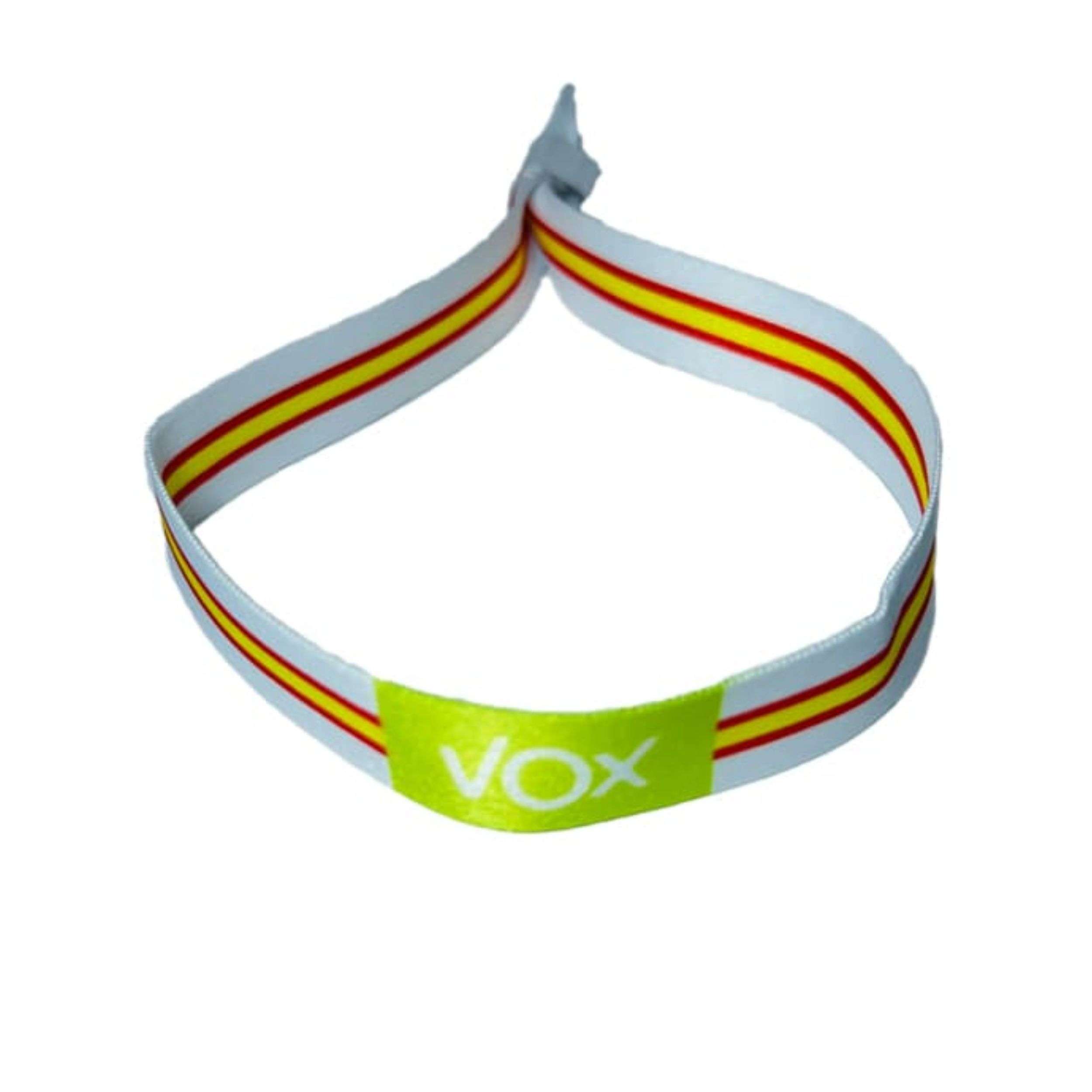 Pulsera Vox Blanca Bandera Espana P167