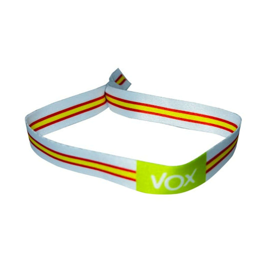 Pulsera Vox Blanca Bandera Espana P175