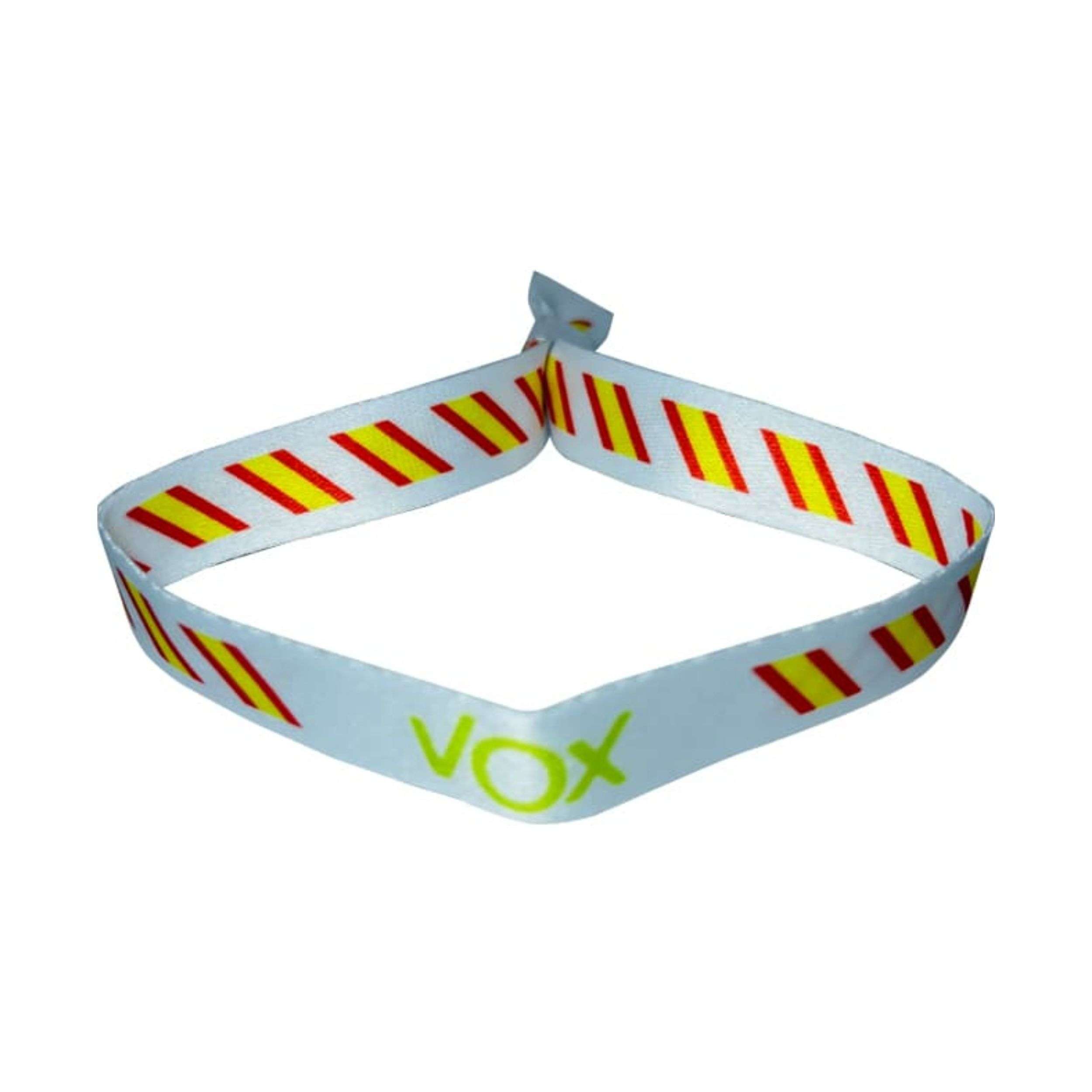 Pulsera Vox Blanca Bandera Espana P178