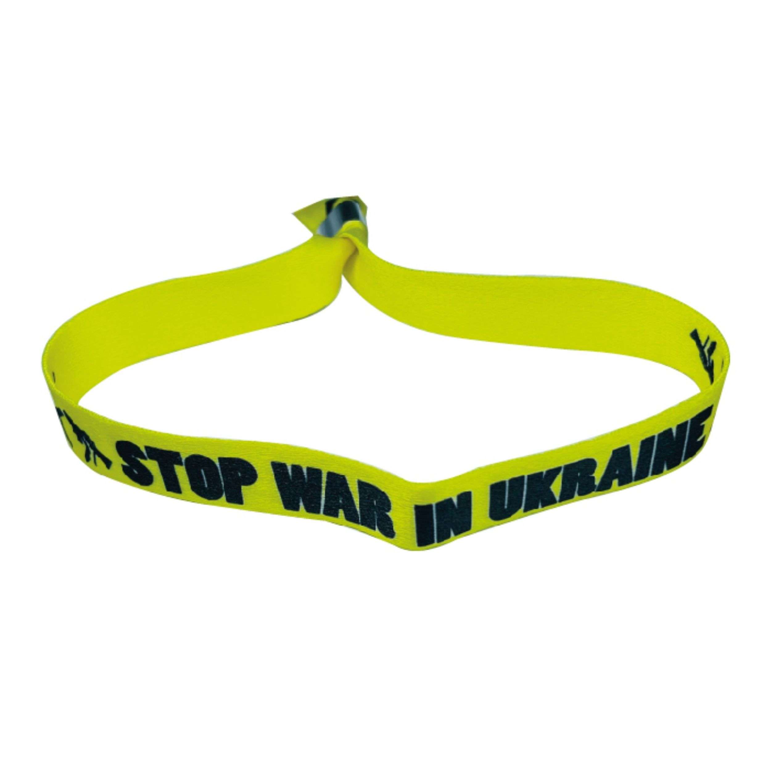 Pulsera – Amarilla Stop War In Ukraine – P1812