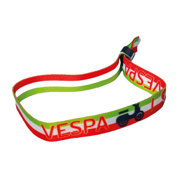 Pulsera – Amo Vespa - Bandera Italia  - P1260