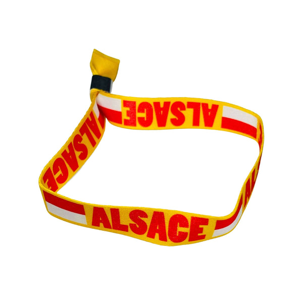 Bracelet – Drapeau Alsace - France - P1617