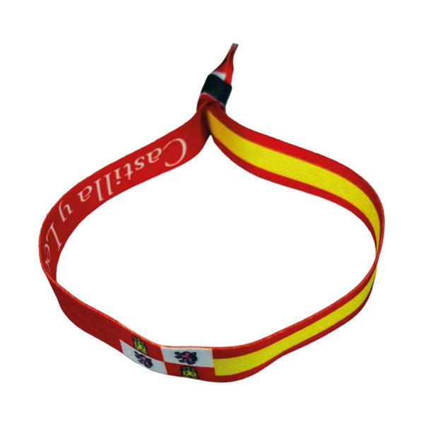 Bracelet – Drapeau de Castille-et-León et Espagne - P2655