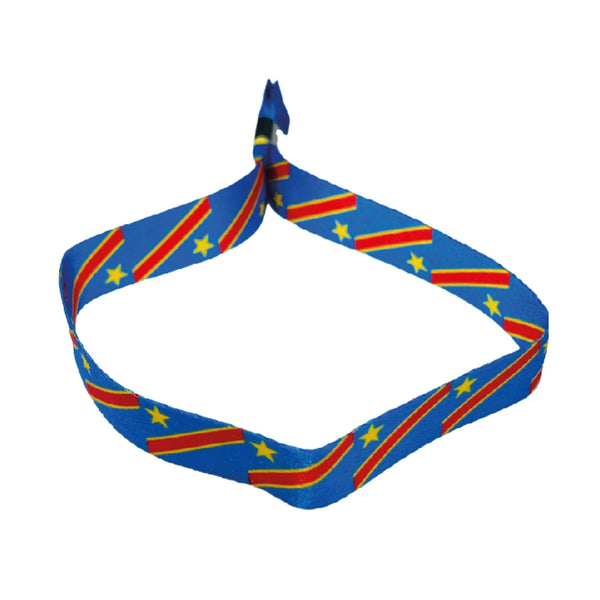 Bracelet – Flag of the Democratic Republic of the Congo - P668