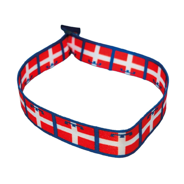 Pulseira – Bandeira da Região do Piemonte - Itália - P1699