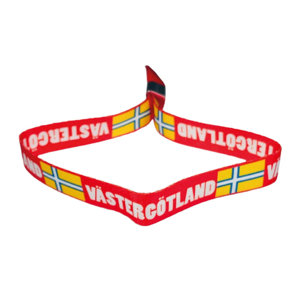 Armband – Flagge von Västergötland – Schweden - P2109