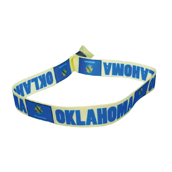 Bracelet – Drapeau de l’État de l’Oklahoma – États-Unis – P1963