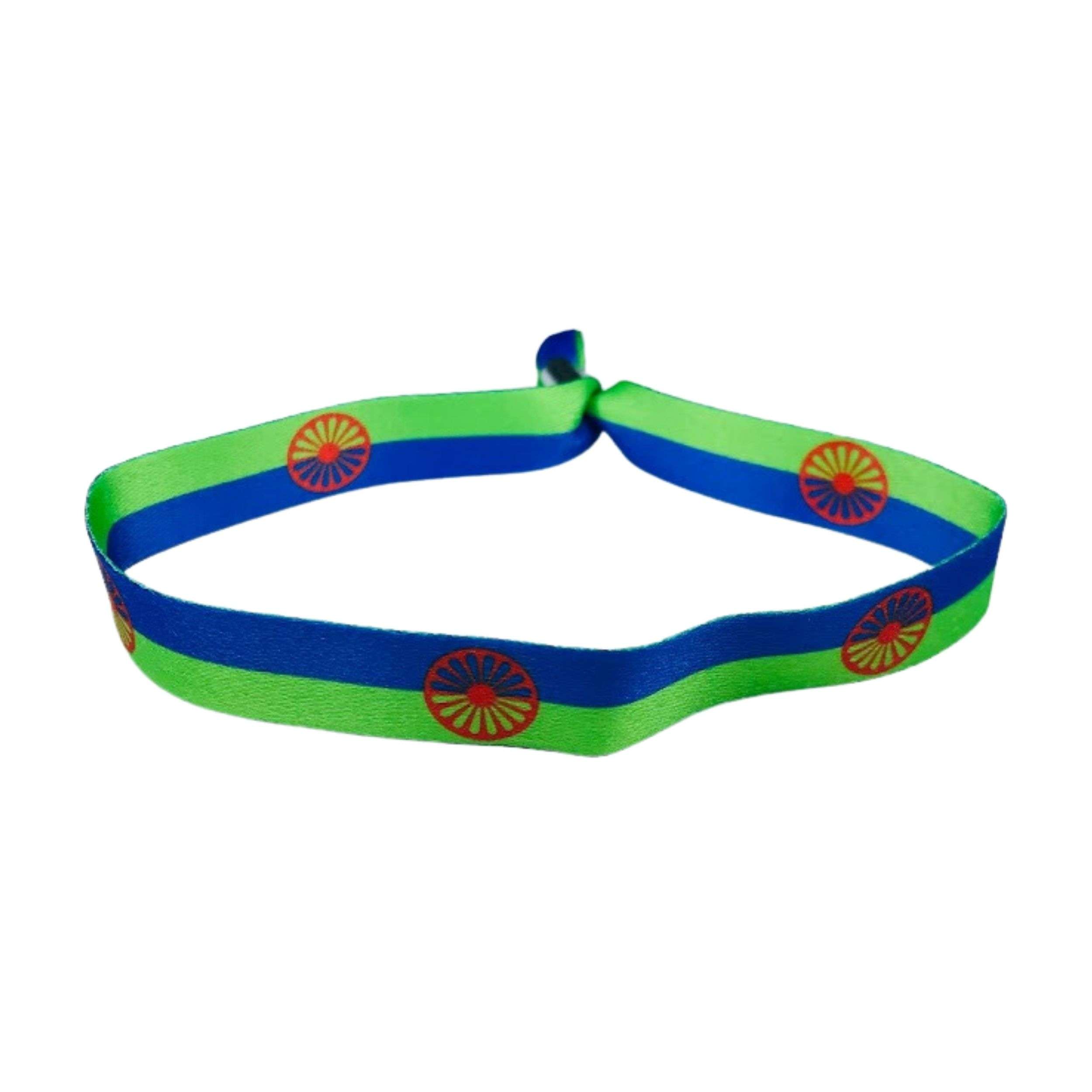 Pulsera – Bandera Pueblo Gitano – P038