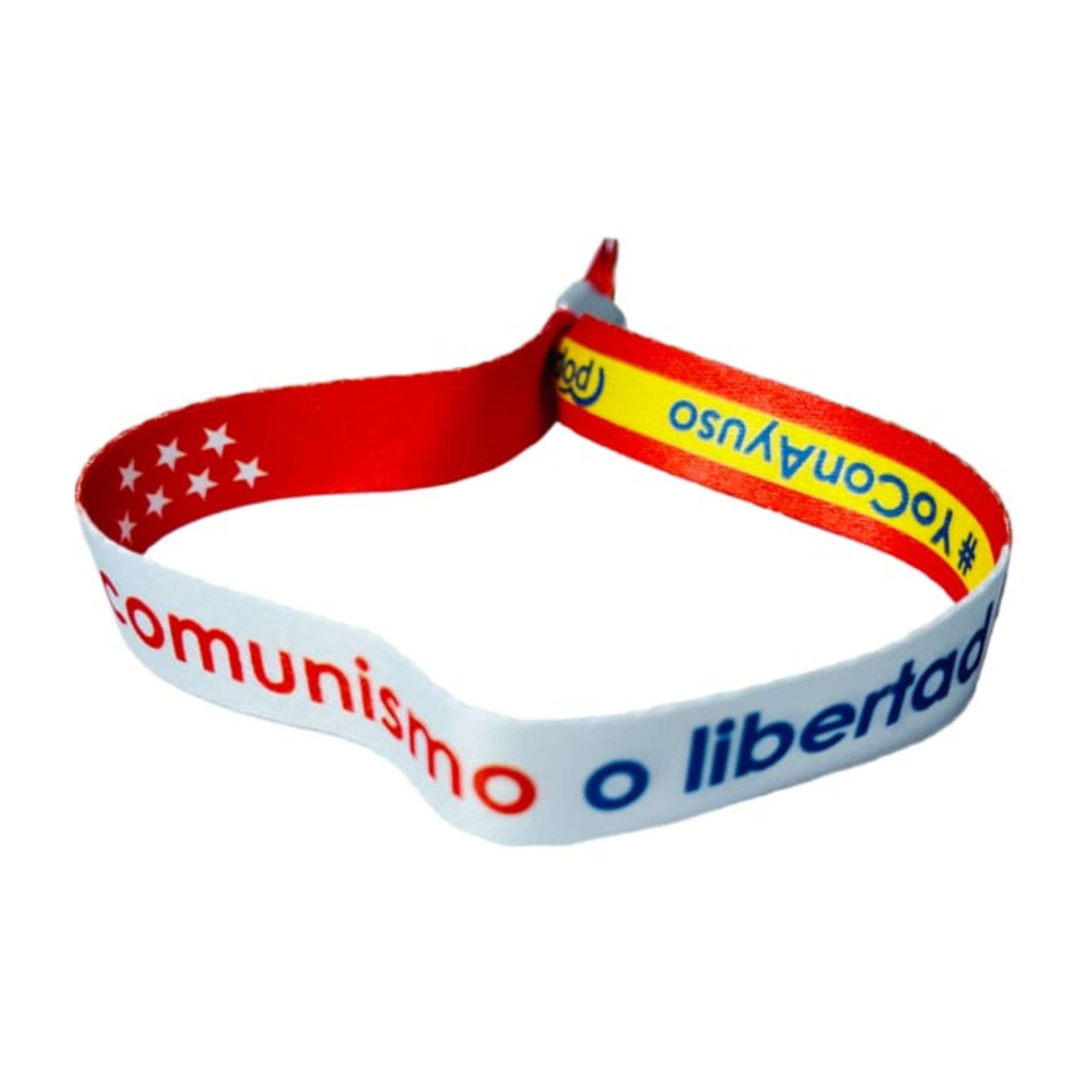 Pulsera – Comunismo O Libertad Pp Ayuso Madrid P127