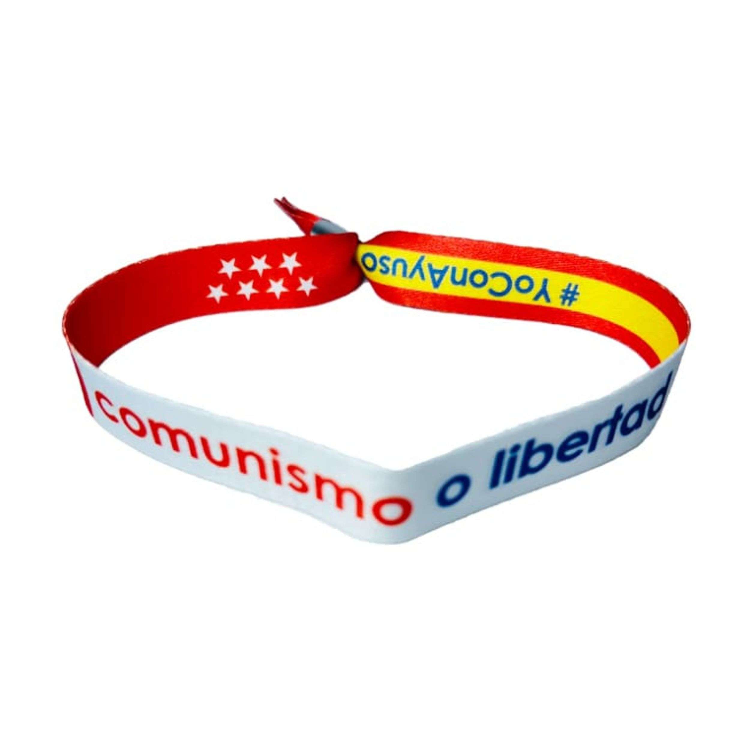 Pulsera – Comunismo O Libertad Pp Ayuso Madrid P128