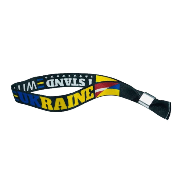 Armband – I Stand With Ukraine Lettland – P1877