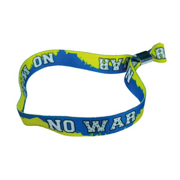 Armband – No War - Ukraine-Flagge – P1815