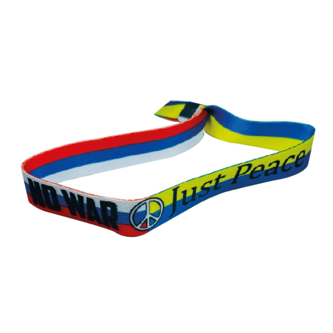 Armband – No War Just Peace Russland Ukraine – P1836