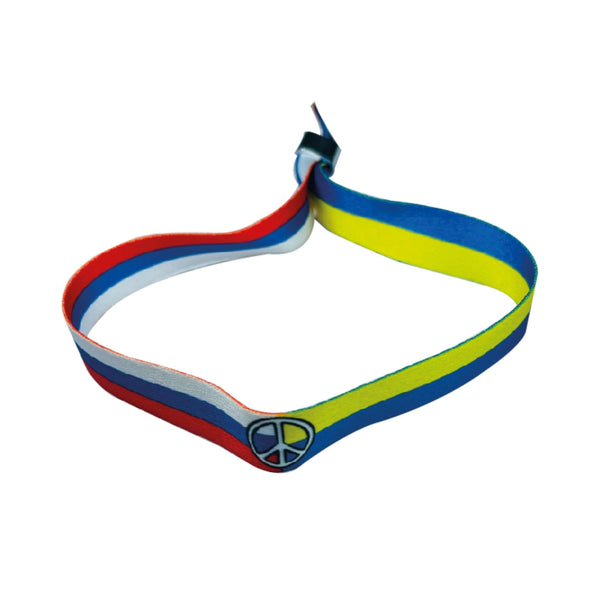Armband – Friedensflagge der Ukraine und Russlands – P1835