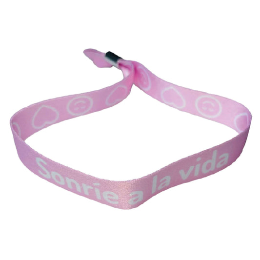 Pulsera – Rosa Sonrie A La Vida P1253