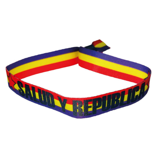 Pulsera – Salud Y Republica Bandera Republicana P1276