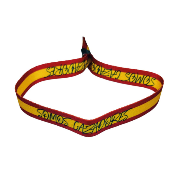 Bracelet – Nous sommes des chasseurs – Drapeau espagnol - P2055