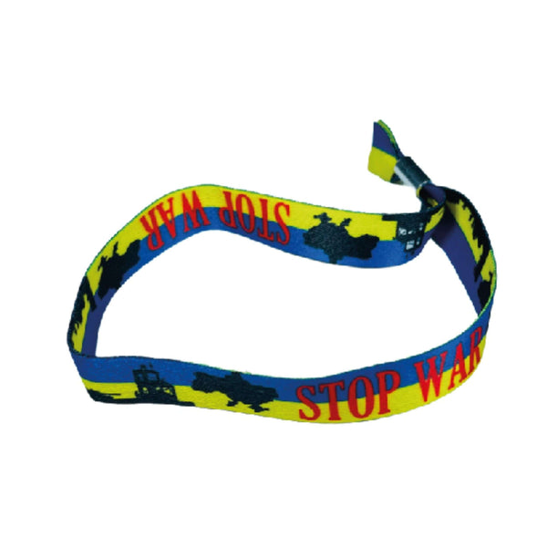 Armband – Stop War - Ukraine-Flagge – P1853