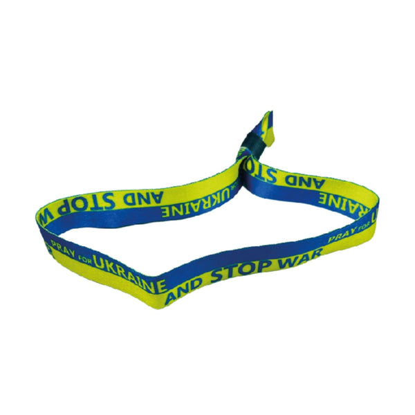 Armband – Stop War Ukraine - Ukraine-Flagge - P1850