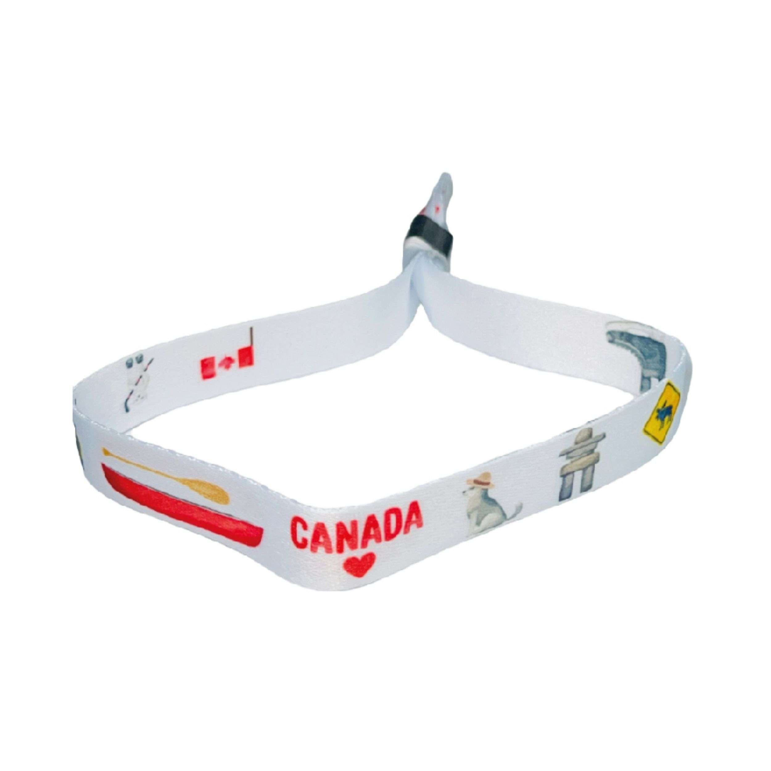 Pulsera –simbolos Canada– P1397