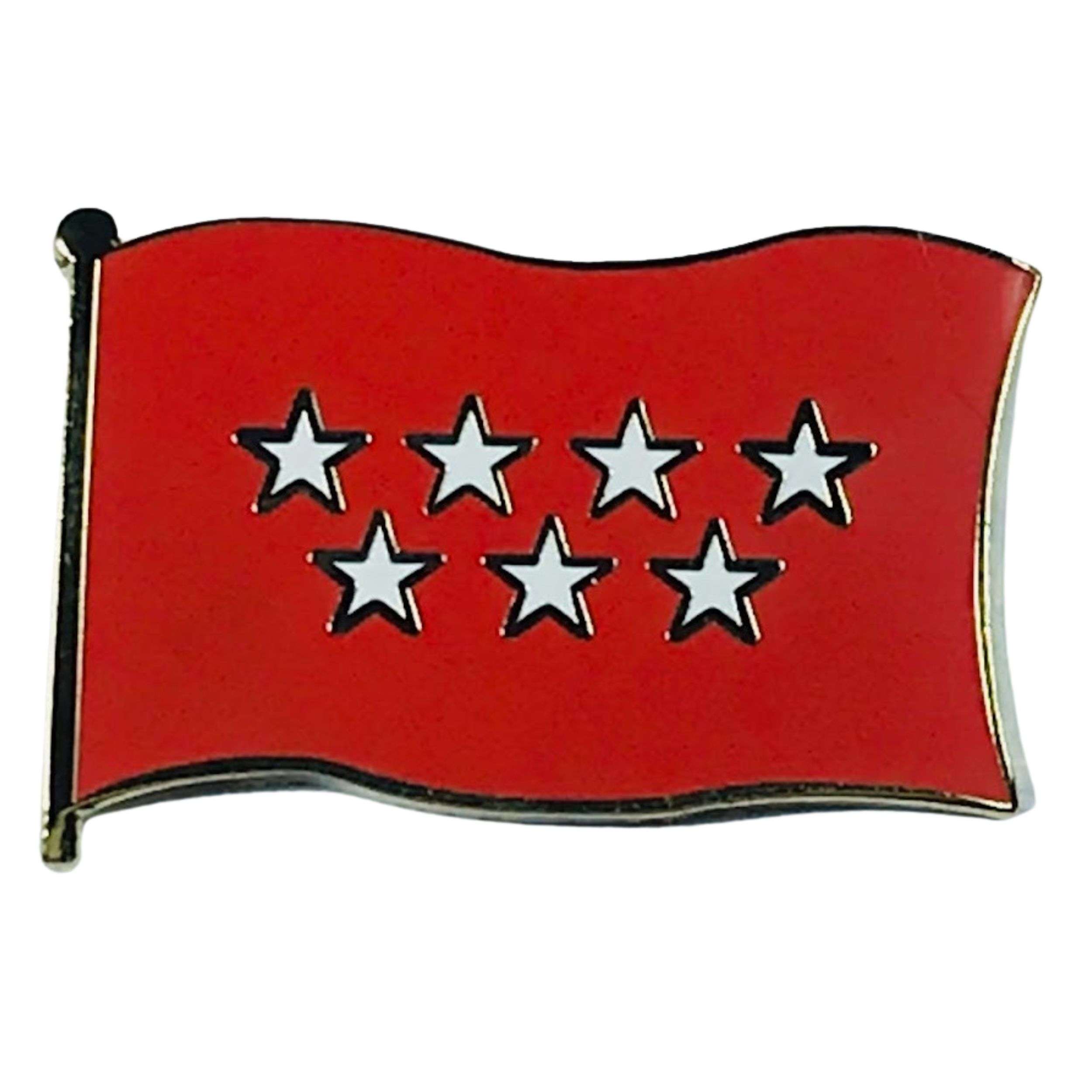 Pin - Flag of the Community of Madrid - Spain