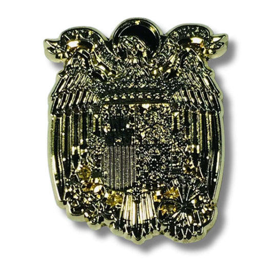 Gold Color Pin - Eagle of San Juan - Spain