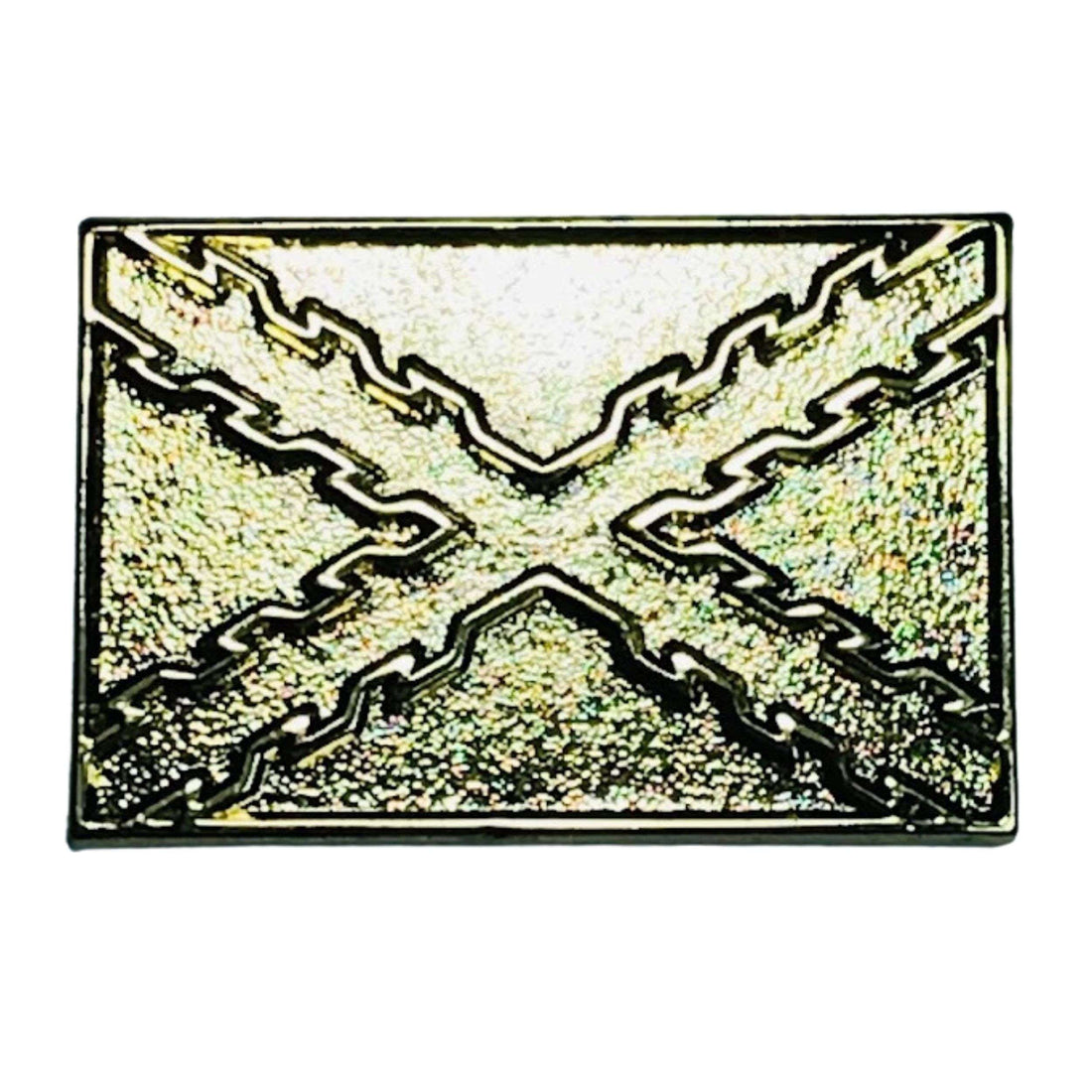 Pin Cor Ouro - Bandeira da Cruz do Império Espanhol de Borgonha