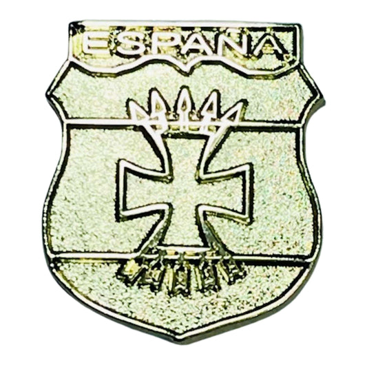 Gold Color Pin - Blue Division - Spain