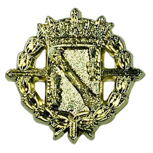 Gold Color Pin - Coat of Arms of Francisco Franco - Spain