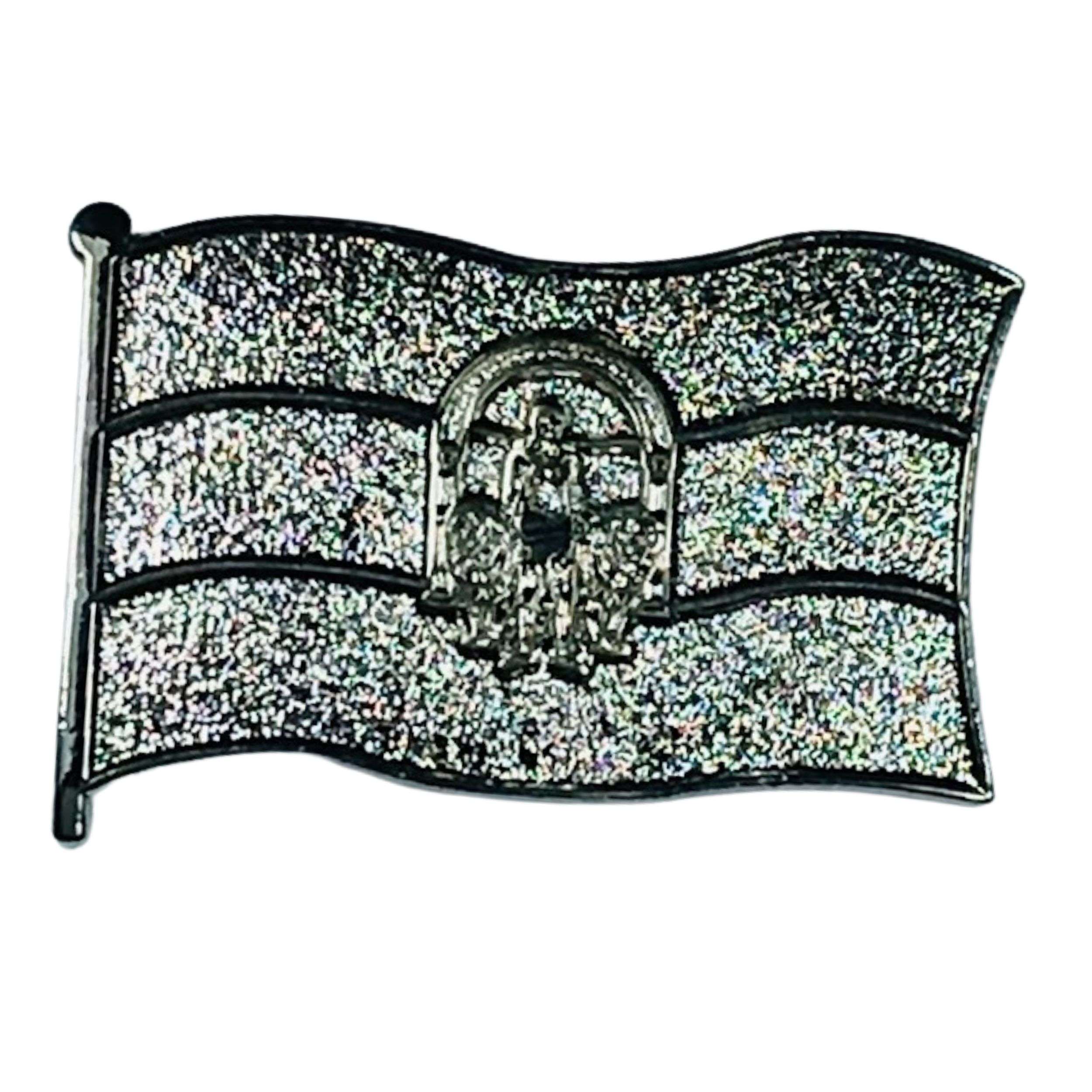 Pin Color Plata Bandera Comunidad De Andalucia Espana