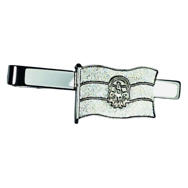 Pisacorbatas Color Plata - Bandera Comunidad de Andalucía - España