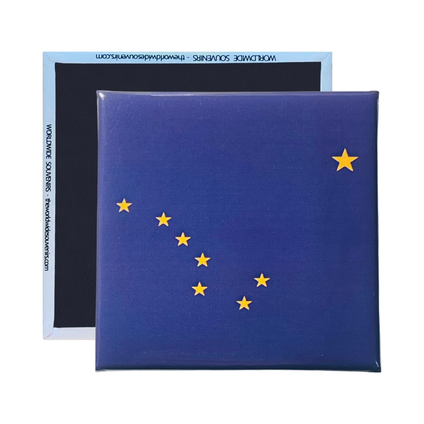 Square Magnet - State Flag ALASKA - USA