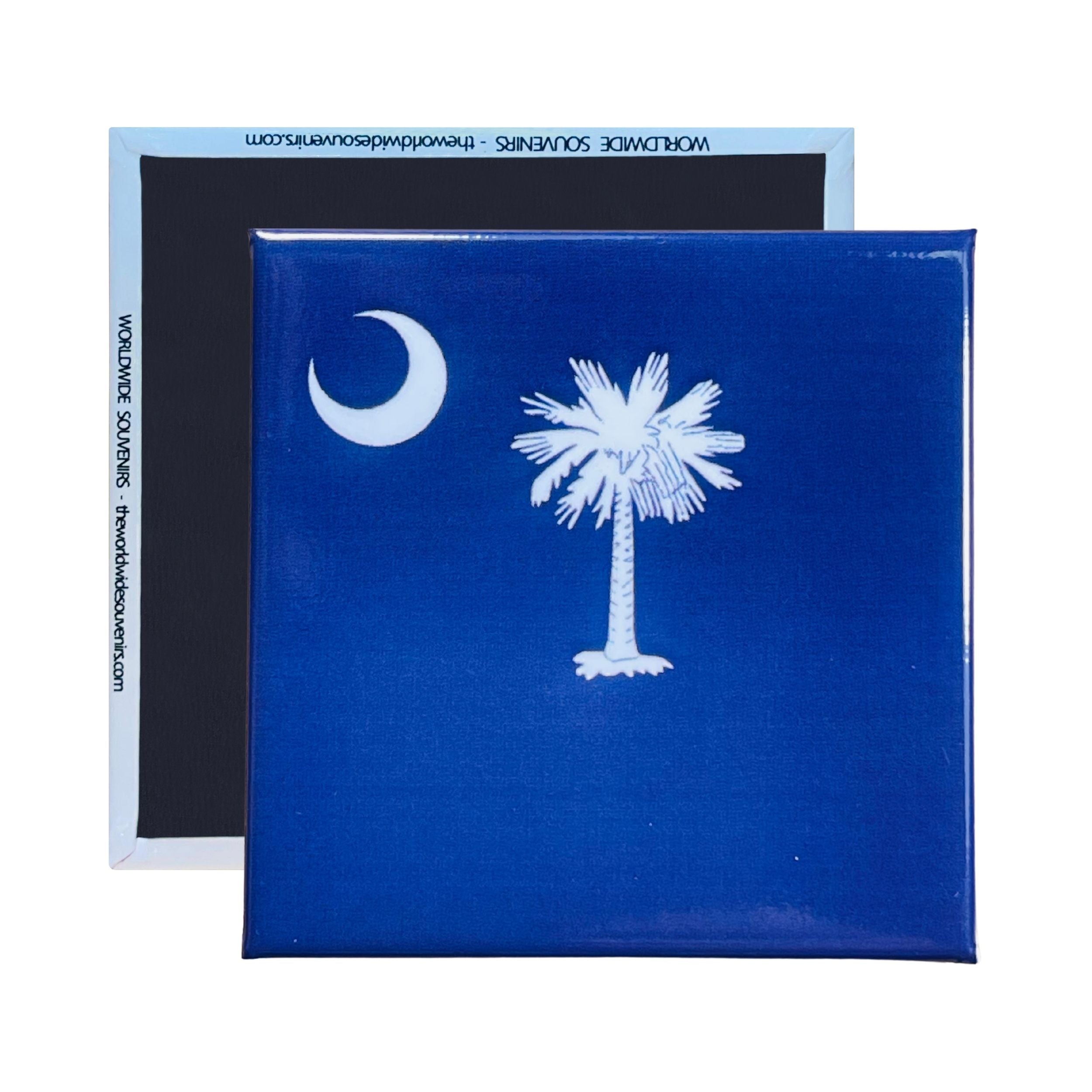 Square Magnet - State Flag CAROLINA - USA