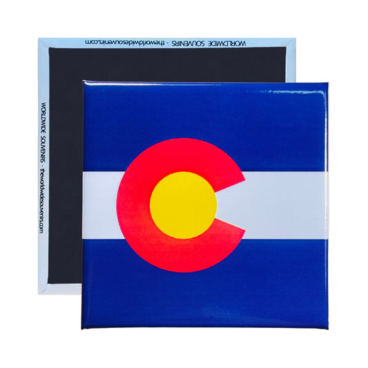 Square Magnet - State Flag COLORADO - USA