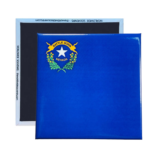 Square Magnet - State Flag NEVADA - USA