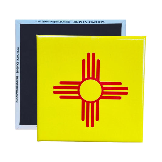 Square Magnet - State Flag NEW MEXICO - USA