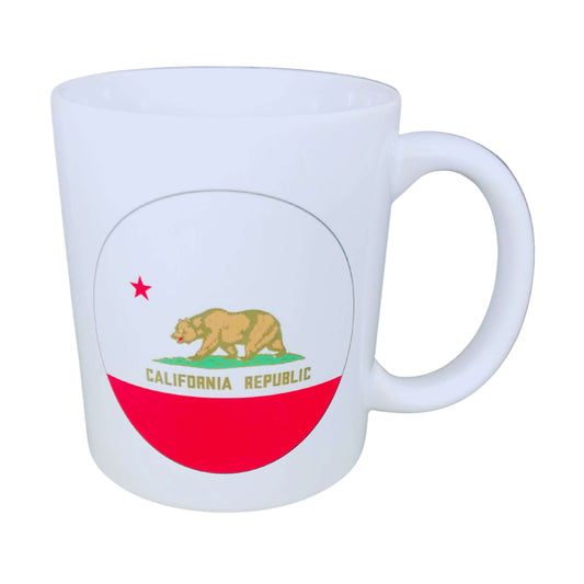 Taza Bandera Estado California Usa