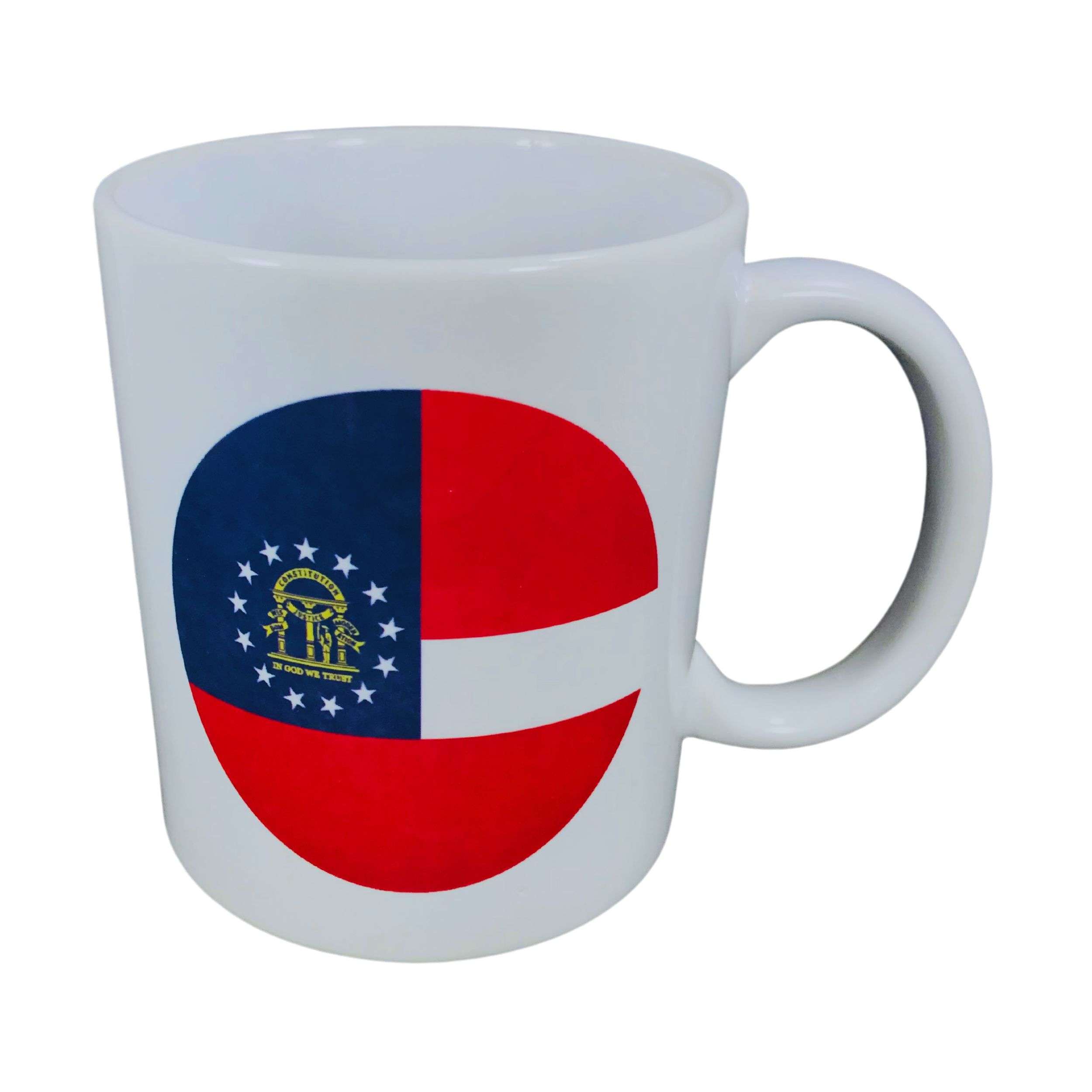 Taza Bandera Estado Georgia Usa