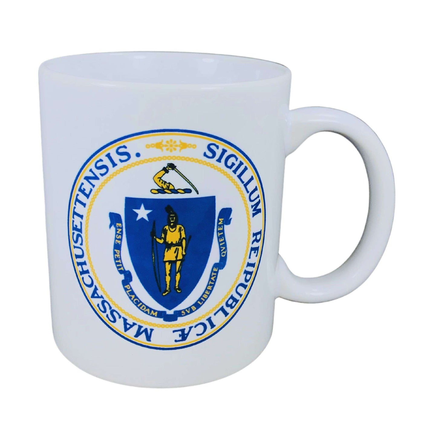 Taza Bandera Estado Massachusetts Usa