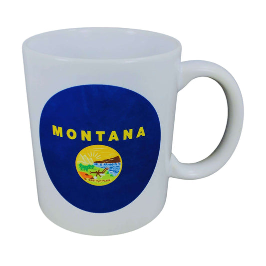 Taza Bandera Estado Montana Usa