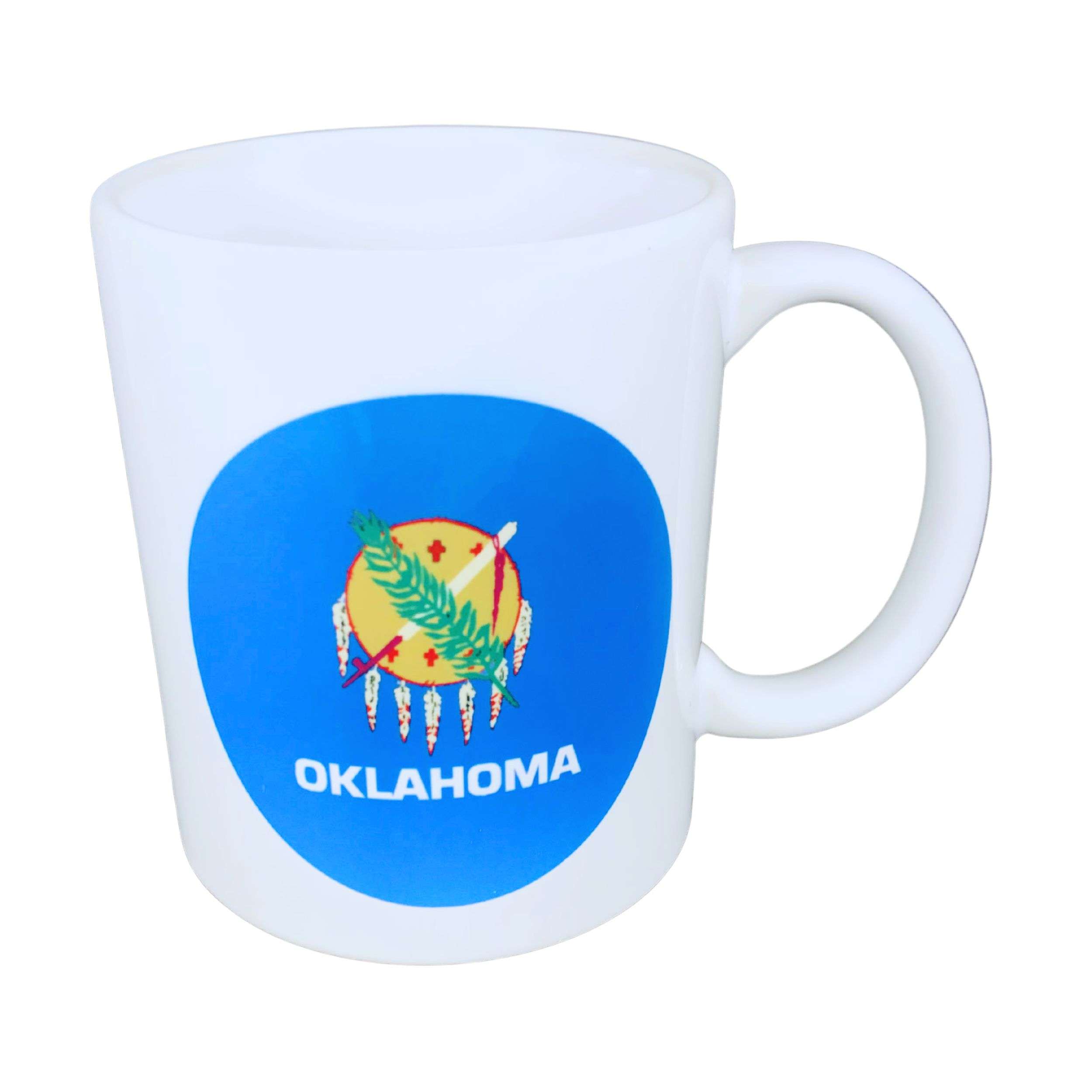 Taza Bandera Estado Oklahoma Usa